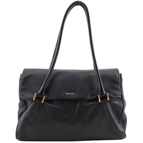 Paul Smith N hunting Tote Bag PWN150 black leather Women - Picture 1 of 7